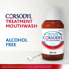 Load image into Gallery viewer, Corsodyl Mouthwash - Alcohol Free Mint Flavour 300ml