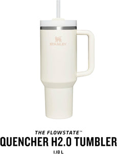 Stanley Quencher® H2.0 FlowState™ Tumbler 1.2L – Recycled Stainless Steel – Free UK Delivery