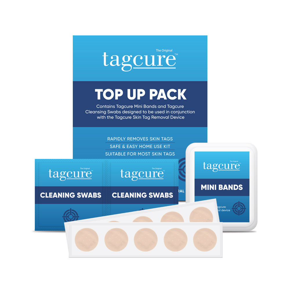 Tagcure Skin Tag Removal Device For Skin Tags 0.5cm or Less - Optional Refill Pack - Unisex