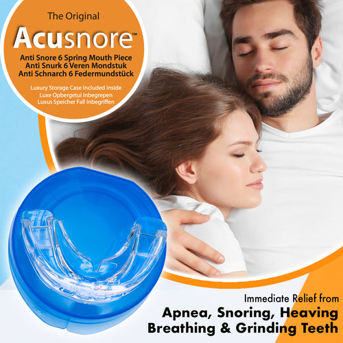 The Original Acusnore Anti-Snore 6 Spring Mouthpiece Guard