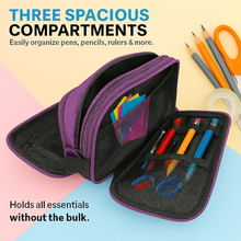 Load image into Gallery viewer, Aroosh 4 Pocket Zipped Pencil Case