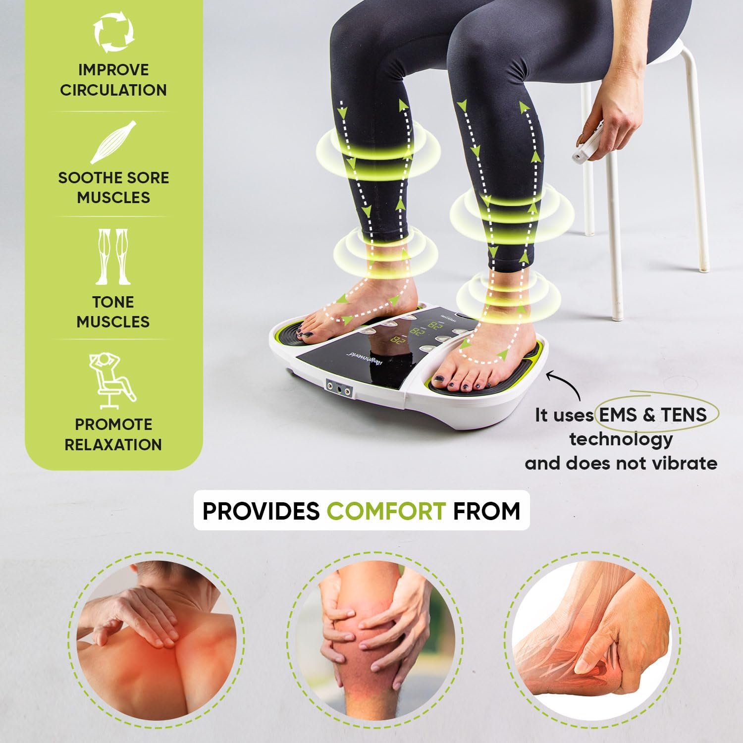WeightWorld Circulator Foot Circulation Machine with 99 Intensity Le Forever Cosmetics