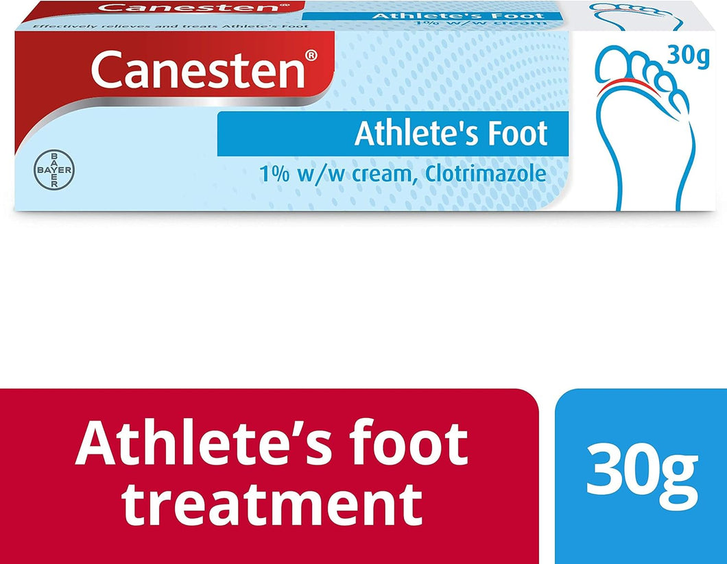 Canesten Athlete's Foot Cream 30g – Free UK Delivery