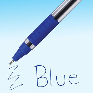 Paper Mate Ballpoint Pens, Comfort Grip, Fine Point (0.7mm), Blue 50PK