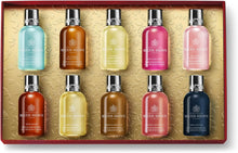 Load image into Gallery viewer, Molton Brown 10pc Stocking Filler Bath &amp; Shower Gel Gift Set With 5pc Mystery Option