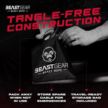 Load image into Gallery viewer, Beast Gear Adult Adjustable Steel Speed Jump Skipping Rope