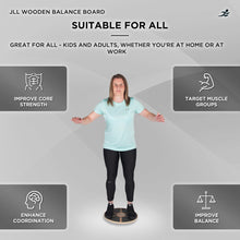 Load image into Gallery viewer, JLL Wooden Balance Board