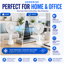 Load image into Gallery viewer, Oxycool 3 Speed Rechargeable Handy Fan