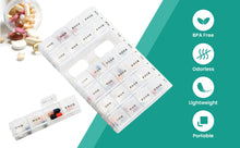 Load image into Gallery viewer, 7 Day Pill Box &amp; Supplement Organiser