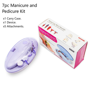 7pc or 8pc Bi Rotation Manicure and Pedicure Kit