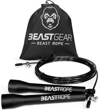 Load image into Gallery viewer, Beast Gear Adult Adjustable Steel Speed Jump Skipping Rope