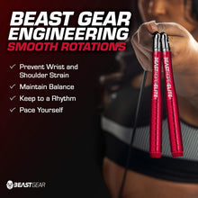 Load image into Gallery viewer, Beast Gear Adjustable Aluminium Speed Jump Rope