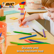 Load image into Gallery viewer, BIC Kids Plastidecor Crayons Assorted Colours - Wallet of 24 - Stationery