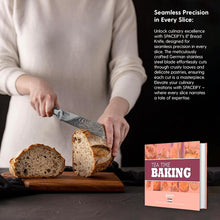 Load image into Gallery viewer, Spaceify 8 inch Serrated Bread Knife with a Knife Protector