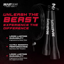 Load image into Gallery viewer, Beast Gear Adult Adjustable Steel Speed Jump Skipping Rope