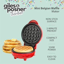 Load image into Gallery viewer, Giles and Posner Mini Waffle Maker