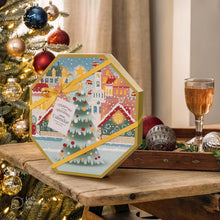Load image into Gallery viewer, Yankee Candle Advent Calendar Christmas Wreath - 24 Tea Lights, 1 Tea Light Holder, Passport to the Holidays