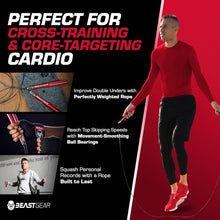 Load image into Gallery viewer, Beast Gear Adjustable Aluminium Speed Jump Rope