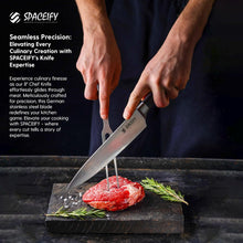 Load image into Gallery viewer, Spaceify 8 inch Chef Knife with a Knife Protector