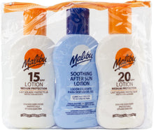 Load image into Gallery viewer, Malibu Sun 3 Pack Travel Essentials Multipack &amp; Free Delivery