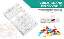 Load image into Gallery viewer, 7 Day Pill Box &amp; Supplement Organiser