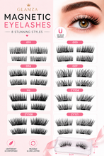 Load image into Gallery viewer, Glamza Magnetic Eyelashes – 8 Stunning Designs with Free UK Delivery!