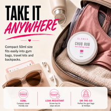 Load image into Gallery viewer, Glamza Chub Rub Anti Chafing Cream 50ml, 100ml &amp; 150ml - Enriched with Aloe Vera
