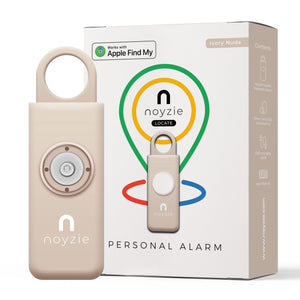 Noyzie ‘Locate’ Personal Safety Alarm with Apple ‘Find My’ Integration – 130dB Siren, Rechargeable, Bluetooth Key Finder