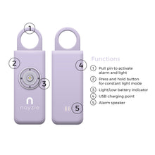 Load image into Gallery viewer, Noyzie Plus Personal Safety Alarm – Rechargeable 130dB Siren, SOS Light, Torch Mode – Clip-On Security for All