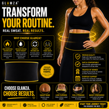 Load image into Gallery viewer, Women’s Hot Abs Waist Slimmer Plus-Size Belt – Heat-Tech Fitness &amp; Core Support