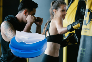 Acusnore Sports Gum Shield – Self-Moulding, Protective, Blue Carry Case – Free UK Delivery!
