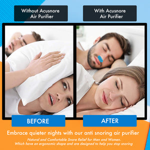 Acusnore Anti-Snore Air Purifier Device & Sleep Aid – Breathe Better, Sleep Deeper