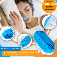 Load image into Gallery viewer, Acusnore Anti-Snore Air Purifier Device &amp; Sleep Aid – Breathe Better, Sleep Deeper