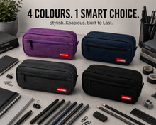 Load image into Gallery viewer, Aroosh Premium Quality Pencil Cases – Spacious, Durable &amp; Stylish - 4 Pockets &amp; 4 Colours! Ideal For Children &amp; Adults