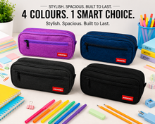 Load image into Gallery viewer, Aroosh Premium Quality Pencil Cases – Spacious, Durable &amp; Stylish - 4 Pockets &amp; 4 Colours! Ideal For Children &amp; Adults