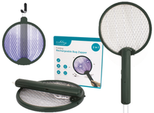 Load image into Gallery viewer, Ashley Housewares 2-in-1 Folding &amp; Rechargeable Fly Zapper &amp; Bug Zapper with Free Delivery - Green