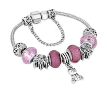 Load image into Gallery viewer, Diamond Style London - Ava Bracelet in Dusty Pink - Small Size (Item code: Avabrapinksml)