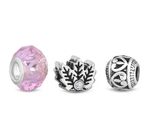 Load image into Gallery viewer, Diamond Style London - Ava Bracelet in Dusty Pink - Small Size (Item code: Avabrapinksml)