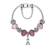 Load image into Gallery viewer, Diamond Style London - Ava Bracelet in Dusty Pink - Small Size (Item code: Avabrapinksml)
