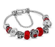 Load image into Gallery viewer, Diamond Style London - Ava Bracelet in Red (Item code: Avabrared)