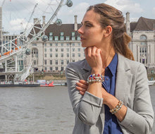 Load image into Gallery viewer, Diamond Style London - Ava Bracelet in Red (Item code: Avabrared)