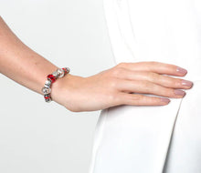 Load image into Gallery viewer, Diamond Style London - Ava Bracelet in Red (Item code: Avabrared)