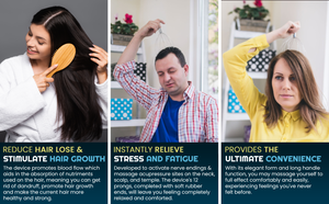 Acusoothe Vibrating Head Massager - Hair Growth Stimulator