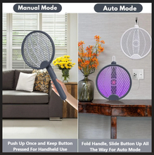 Load image into Gallery viewer, Ashley Housewares 2-in-1 Folding &amp; Rechargeable Fly Zapper &amp; Bug Zapper with Free Delivery - Green