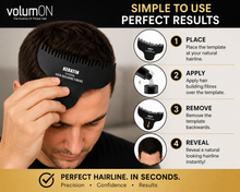 Load image into Gallery viewer, Volumon Hairline Optimiser Template | Natural Hairline Shaping Tool | Free UK Delivery