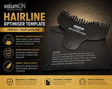Load image into Gallery viewer, Volumon Hairline Optimiser Template | Natural Hairline Shaping Tool | Free UK Delivery