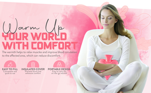 Generise 1L Heart-Shaped Hot Water Bottle with Plush Cover – Perfect Gift for Mum – Free UK Delivery