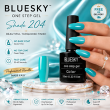 Load image into Gallery viewer, Bluesky Gel Polish Colour 10ml – Vibrant Gel Polish &amp; One Step with Free UK Delivery