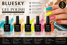 Load image into Gallery viewer, Bluesky Gel Polish Colour 10ml – Vibrant Gel Polish &amp; One Step with Free UK Delivery