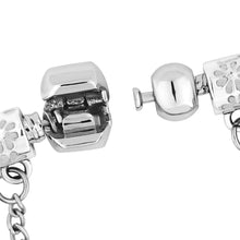 Load image into Gallery viewer, Diamond Style London - Charm Bracelet with Blue Charms (Item code: Charmbrablue)